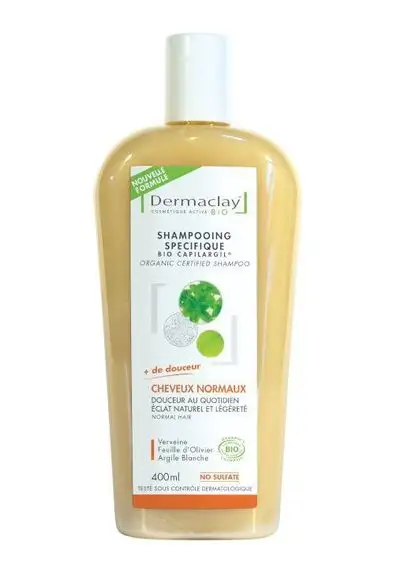 Dermaclay Bio Shampoing cheveux normaux 400ml