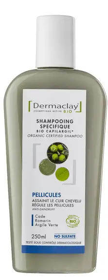 Dermaclay Shampooing bio Anti-Pelliculaire 250ml
