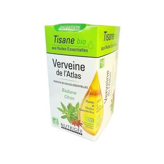 Nutrigée Tisane Bio Verveine de l'Atlas 20 sachets