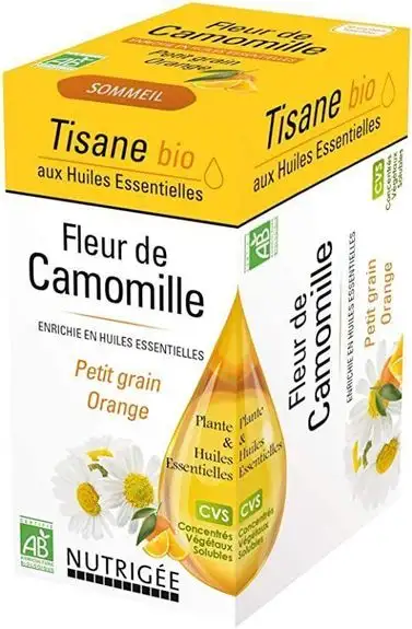 Nutrigée Tisane Fleur de Camomille bio, 20 sachets