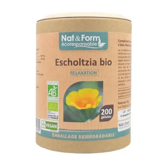 Nat & Form Escholtzia bio 200 gélules