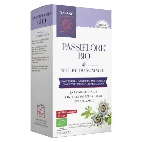 Dayang Passiflore Bio 15 gélules végétales