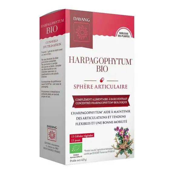 Dayang Harpagophytum Bio 15 gélules végétales