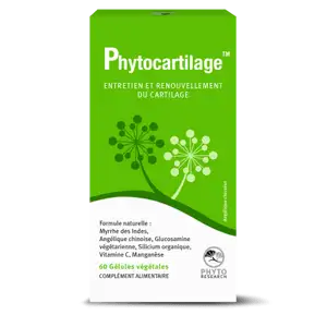 PhytoResearch Phytocartilage 60 Gélules Végétales