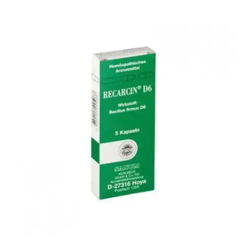 Recarcin D6 Sanum 5 Gélules