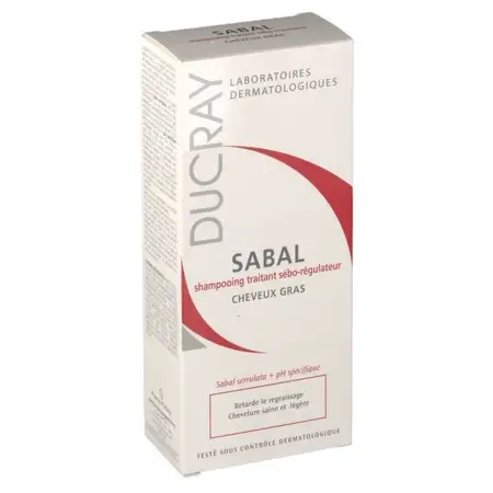 Cheveux Gras Sebal Shampooing Traitant Sébo-Régulateur - 200 ml