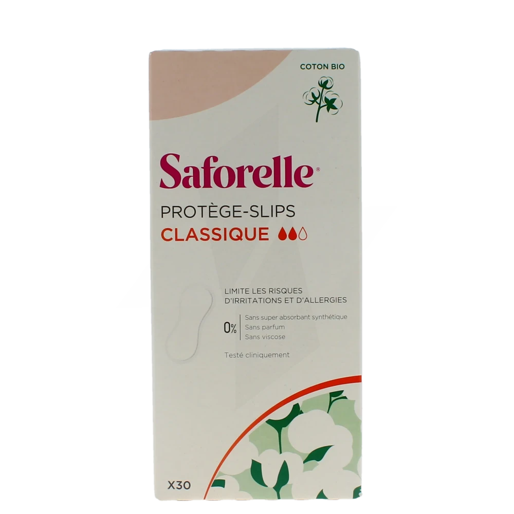 Saforelle Coton Protect Protège-slip Boîte De 30