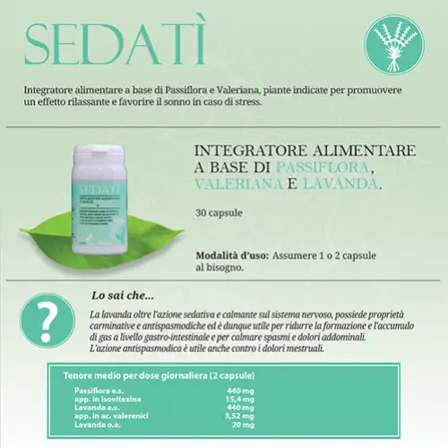 SEDATÌ FARVIMA 30 Capsules