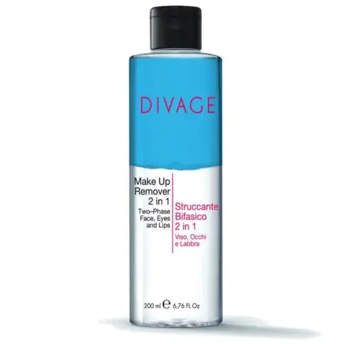Divage Démaquillant Biphasé 2 en 1 Visage Yeux Lèvres 200 ml