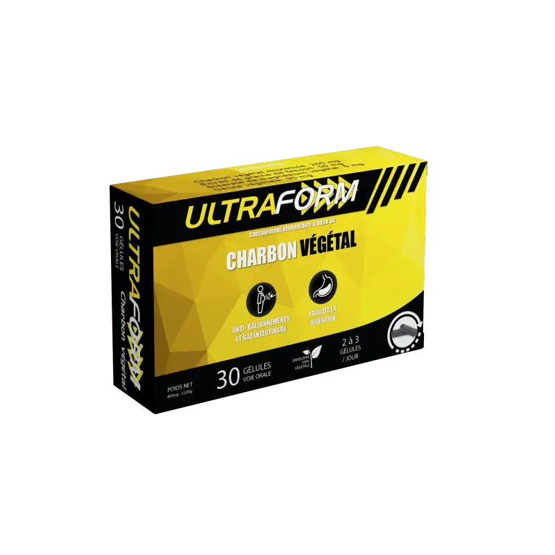 ULTRAFORM charbon végétal | 30 gélules