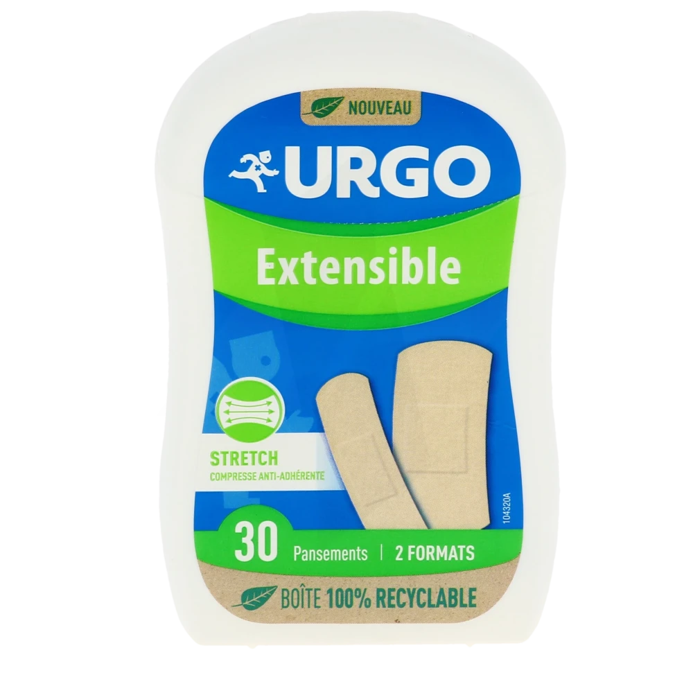 Urgo Extensible Pansement Prédécoupé Boîte De 30