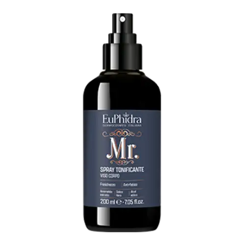 Mr Euphidra Homme Spray d'Eau Tonifiant Visage/Corps 200 ml